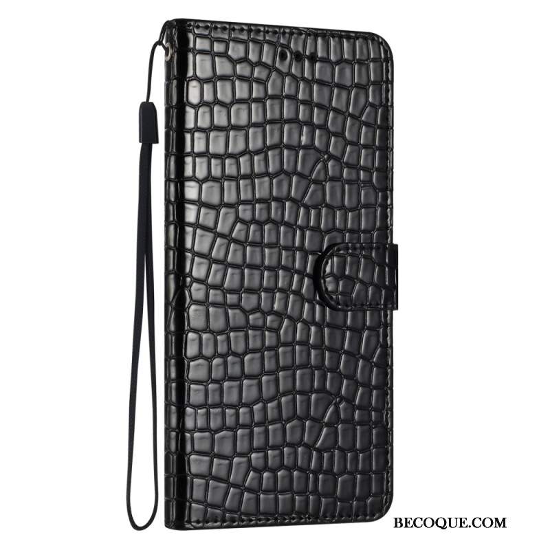 Etui Folio Samsung Galaxy A16 5g Efekt Krokodyla Etui Ochronne