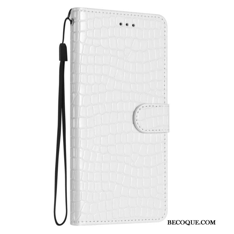 Etui Folio Samsung Galaxy A16 5g Efekt Krokodyla Etui Ochronne