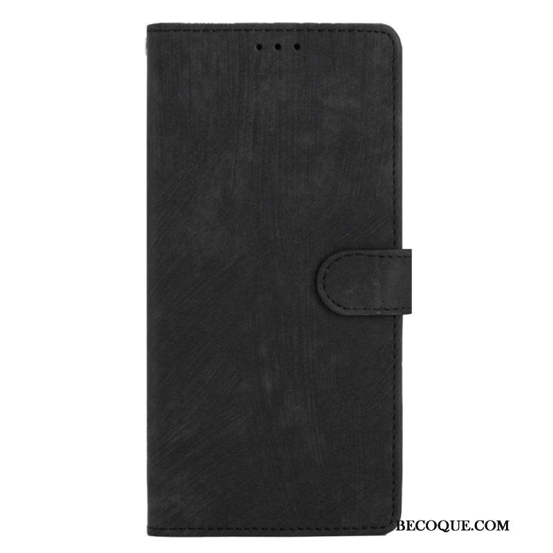 Etui Folio Samsung Galaxy A16 5g Efekt Zamszu Z Paskiem Etui Ochronne