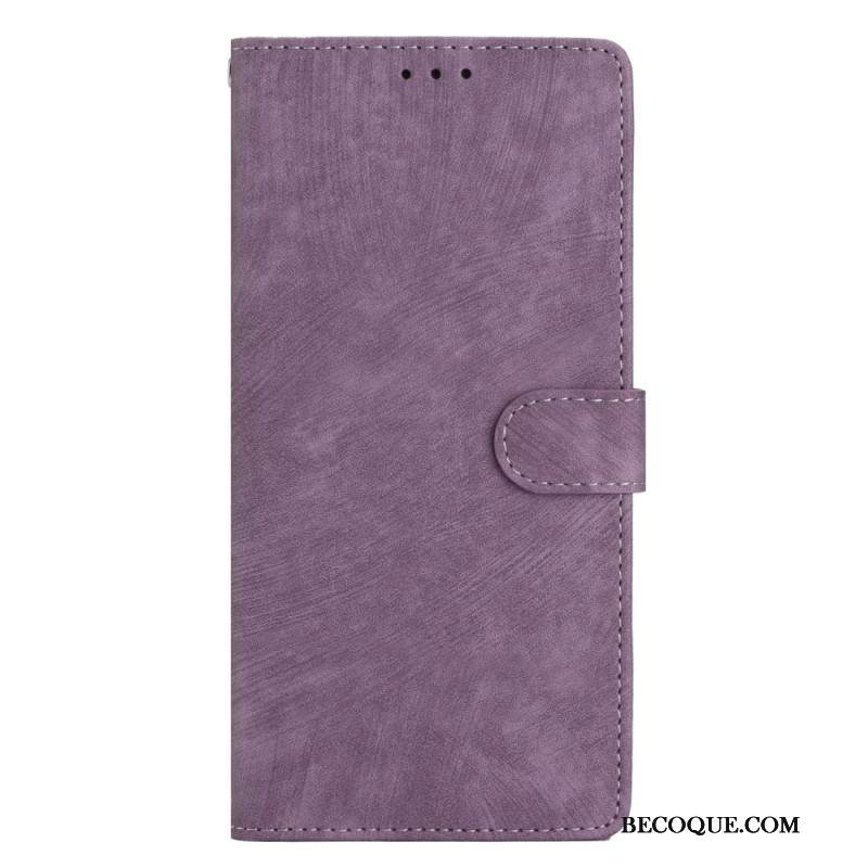 Etui Folio Samsung Galaxy A16 5g Efekt Zamszu Z Paskiem Etui Ochronne