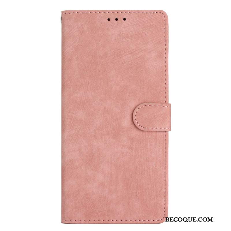 Etui Folio Samsung Galaxy A16 5g Efekt Zamszu Z Paskiem Etui Ochronne