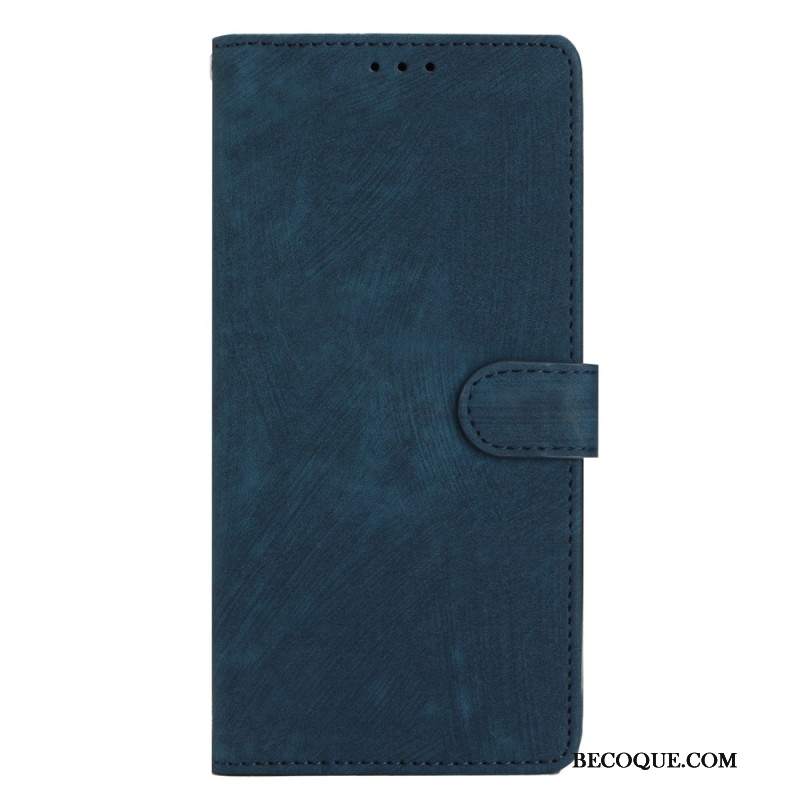 Etui Folio Samsung Galaxy A16 5g Efekt Zamszu Z Paskiem Etui Ochronne