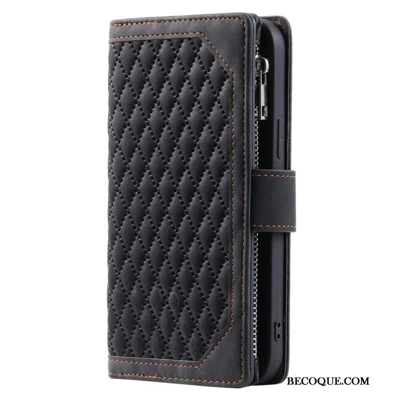 Etui Folio Samsung Galaxy A16 5g Pikowany Portfel Etui Ochronne