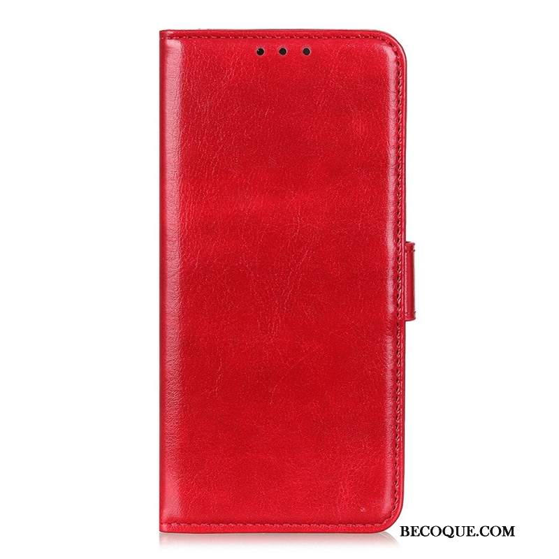 Etui Folio Samsung Galaxy A16 5g Woskowana Imitacja Skóry Etui Ochronne