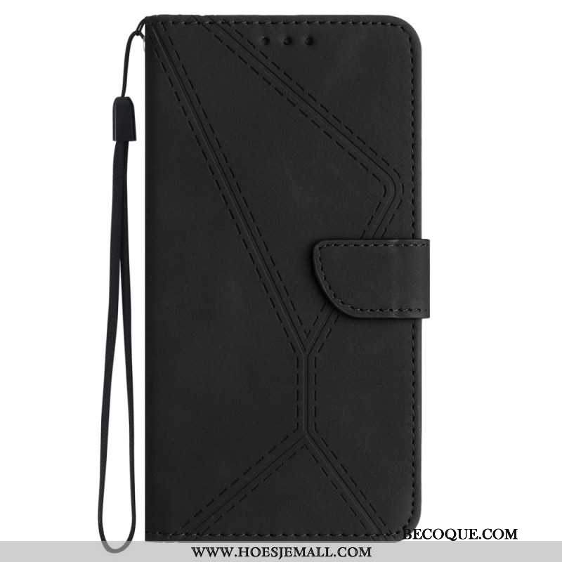 Etui Folio Samsung Galaxy A55 5g Linie I Kropkowane Paski