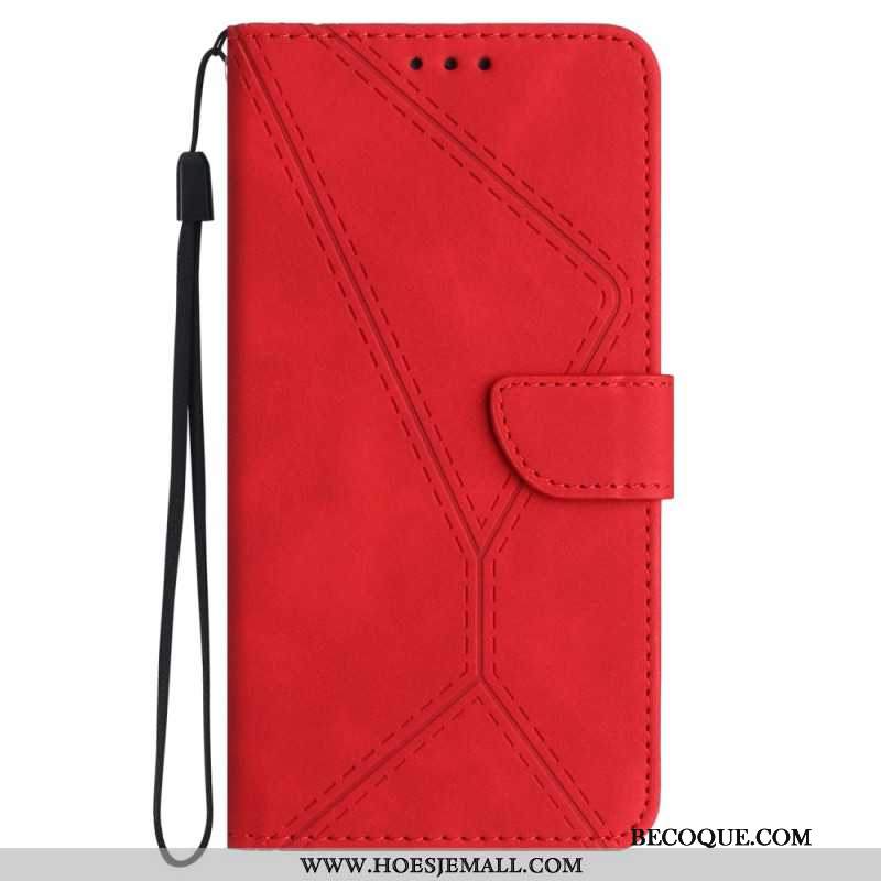 Etui Folio Samsung Galaxy A55 5g Linie I Kropkowane Paski