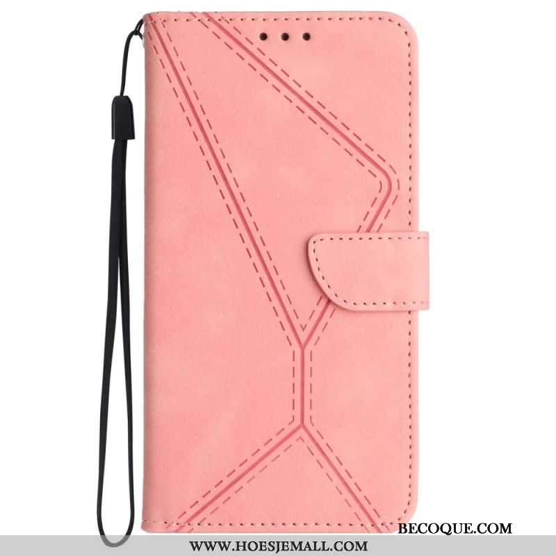 Etui Folio Samsung Galaxy A55 5g Linie I Kropkowane Paski