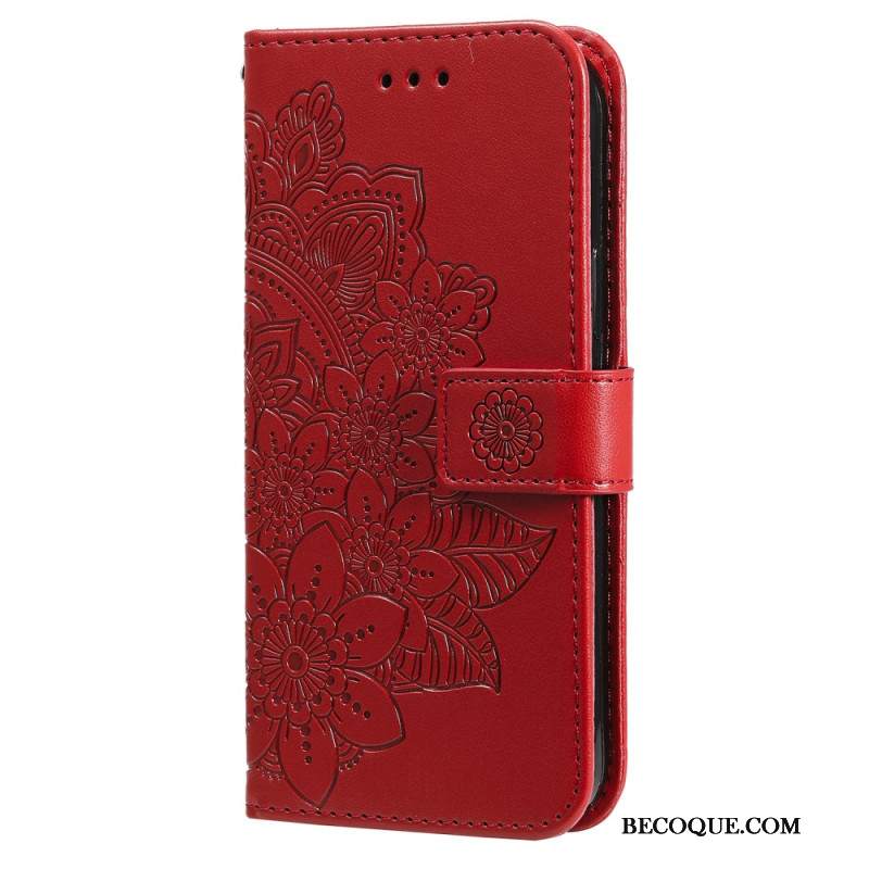 Etui Folio Samsung Galaxy A55 5g Mandala Kwiatowa Z Paskiem