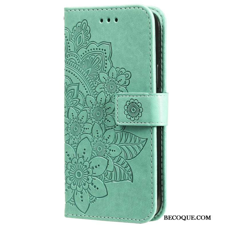 Etui Folio Samsung Galaxy A55 5g Mandala Kwiatowa Z Paskiem