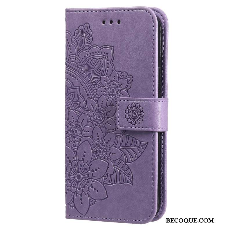 Etui Folio Samsung Galaxy A55 5g Mandala Kwiatowa Z Paskiem