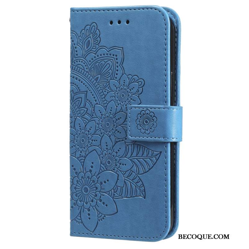 Etui Folio Samsung Galaxy A55 5g Mandala Kwiatowa Z Paskiem