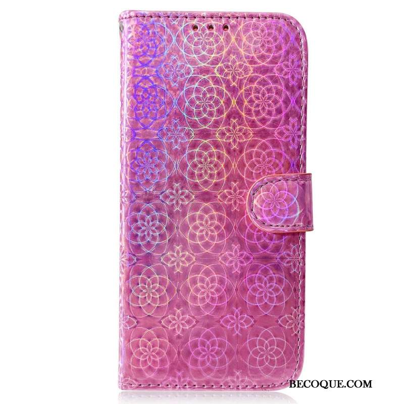 Etui Folio Samsung Galaxy A55 5g Paski W Stylu Disco