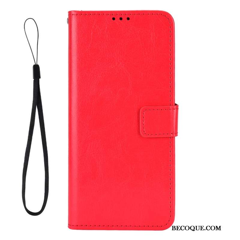 Etui Folio Samsung Galaxy A55 5g Sztuczna Skóra Z Paskiem