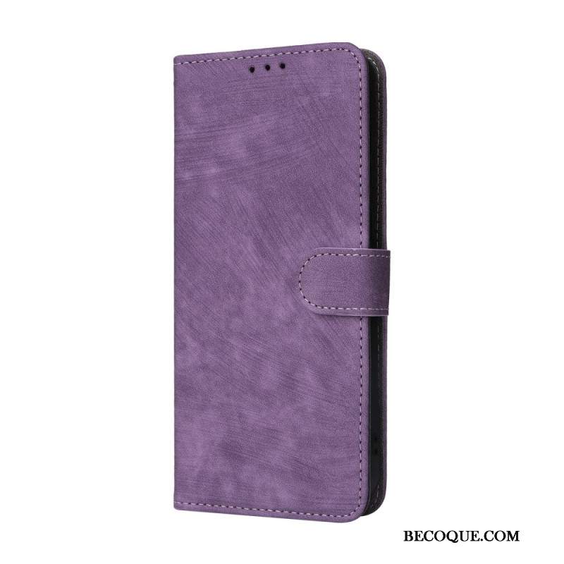 Etui Folio Samsung Galaxy A55 5g Zamszowy Pasek Blokujący Rfid Etui Ochronne