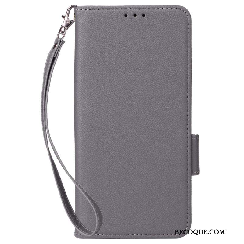 Etui Folio Samsung Galaxy M55 5g Finezja Z Paskiem Etui Ochronne