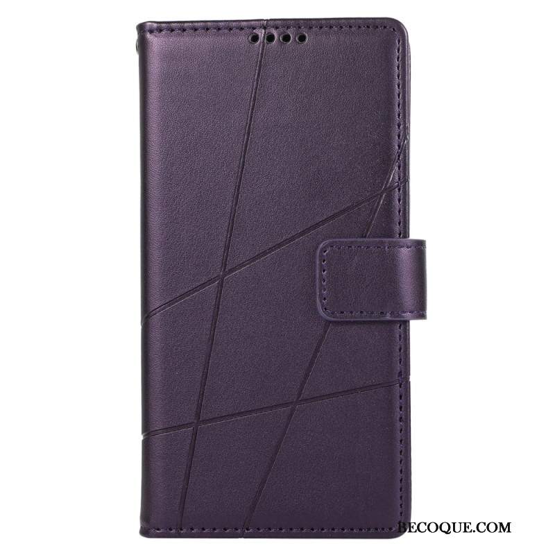 Etui Folio Samsung Galaxy M55 5g Linie Paska