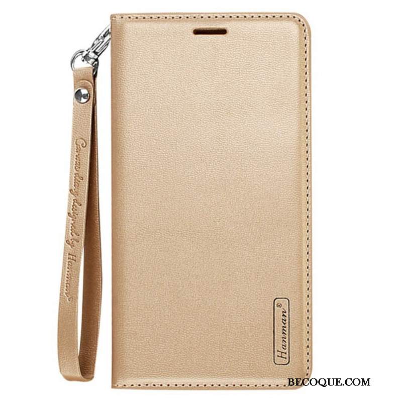 Etui Folio Samsung Galaxy S24 Ultra 5g Seria Minuo Hanman Etui Ochronne