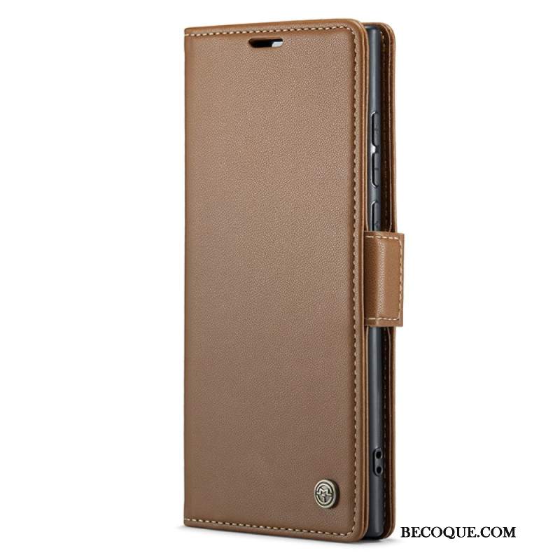 Etui Folio Samsung Galaxy S24 Ultra 5g Tekstura Liczi Caseme Etui Ochronne