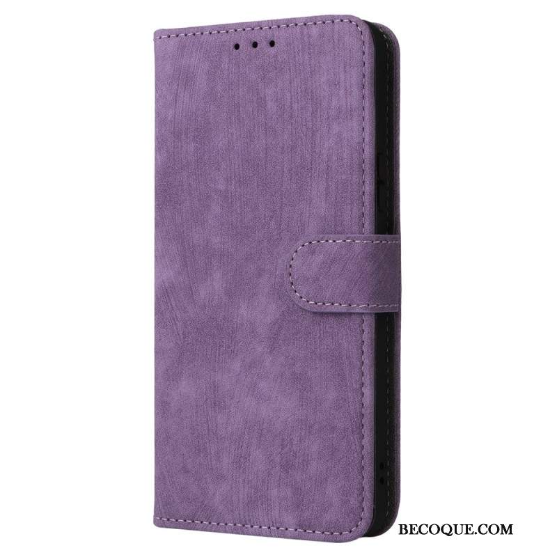 Etui Folio Sony Xperia 10 Vi Efekt Zamszu Z Paskiem Etui Ochronne