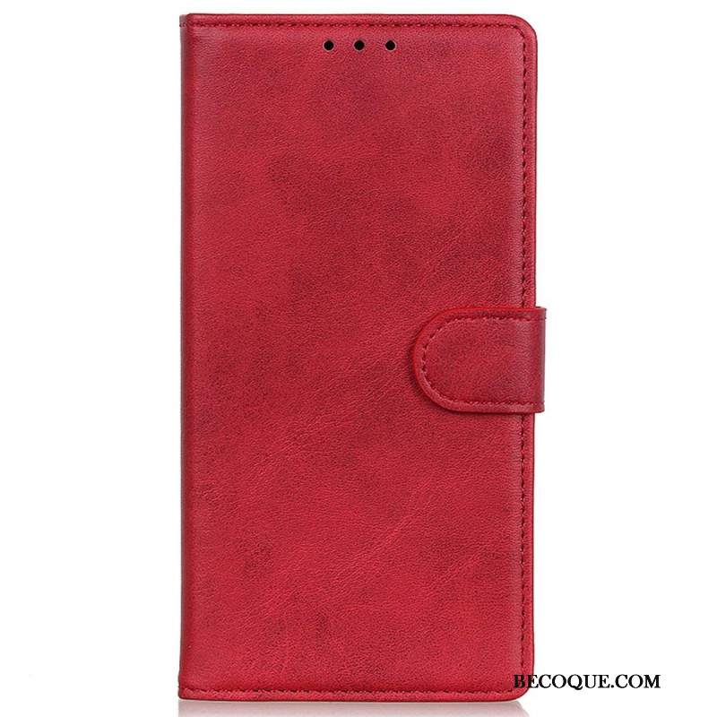 Etui Folio Sony Xperia 10 Vi Matowa Sztuczna Skóra Etui Ochronne