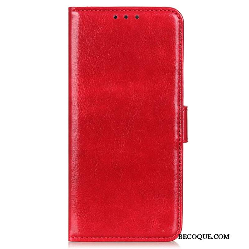 Etui Folio Xiaomi 14 Imitacja Skóry Lakierowanej Etui Ochronne