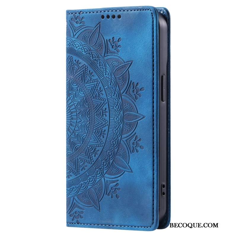 Etui Folio Xiaomi 14 Pro Efekt Zamszu Mandali