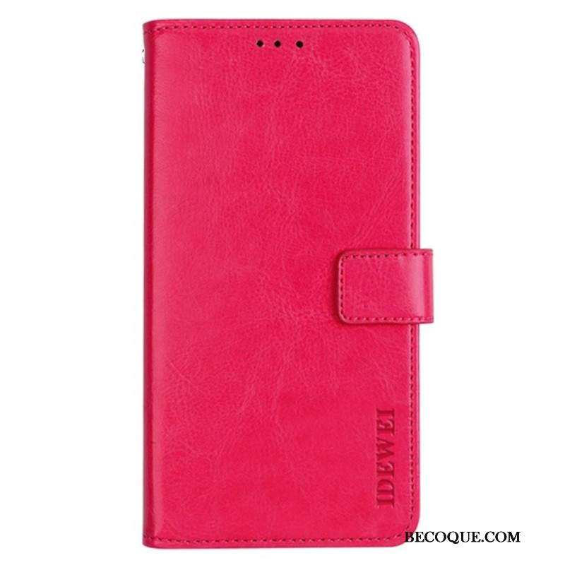 Etui Folio Xiaomi 14 Pro Sztuczna Skóra Idewei Etui Ochronne