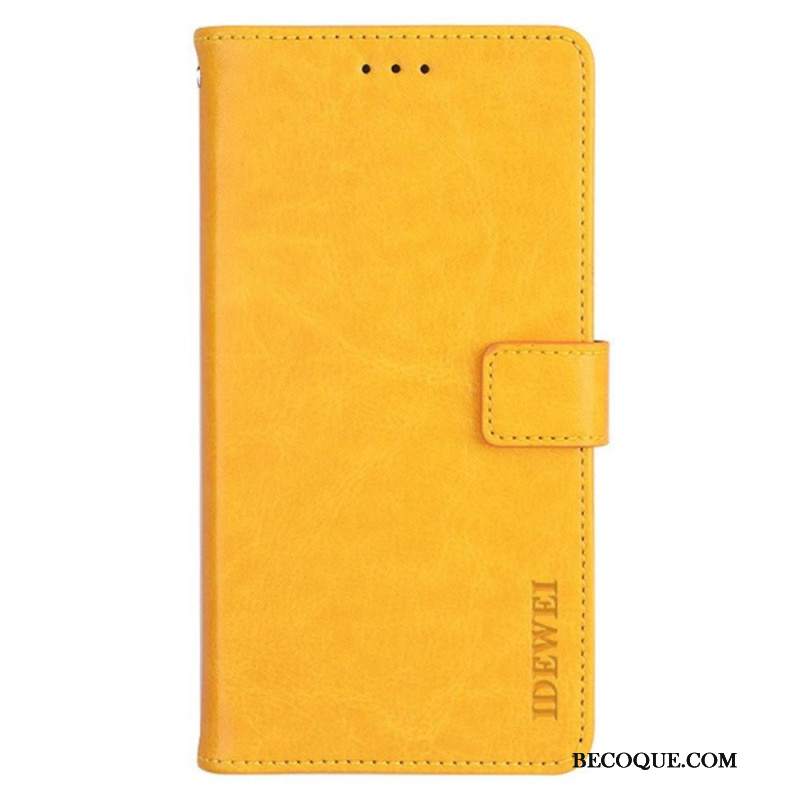 Etui Folio Xiaomi 14 Pro Sztuczna Skóra Idewei Etui Ochronne