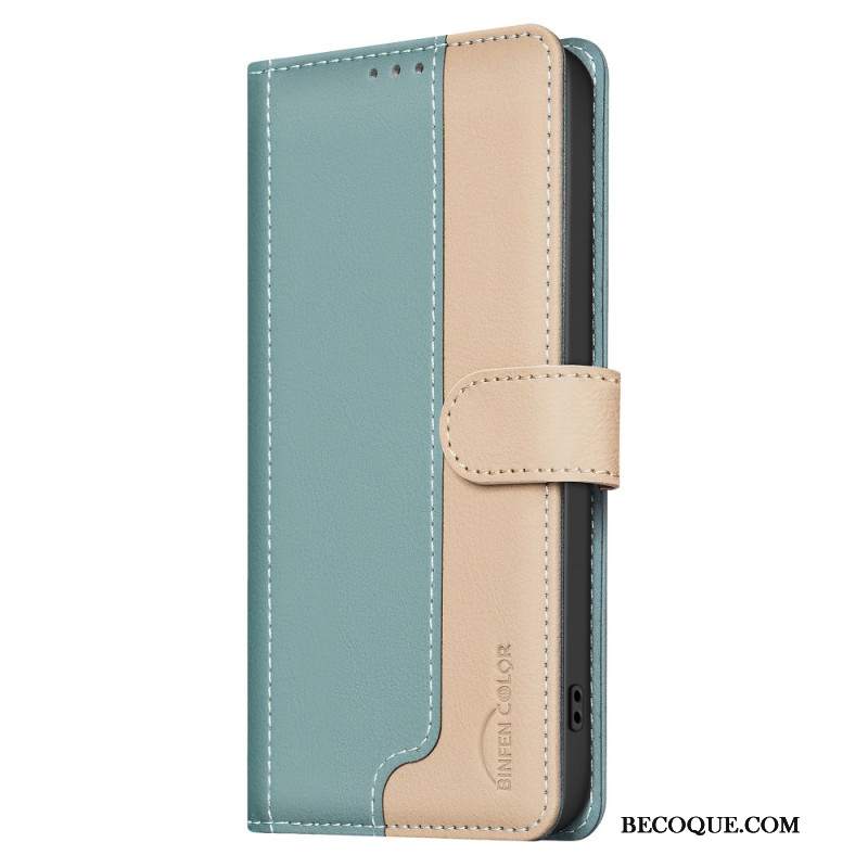 Etui Folio Xiaomi 14t Dwukolorowy Kolor Binfen Etui Ochronne