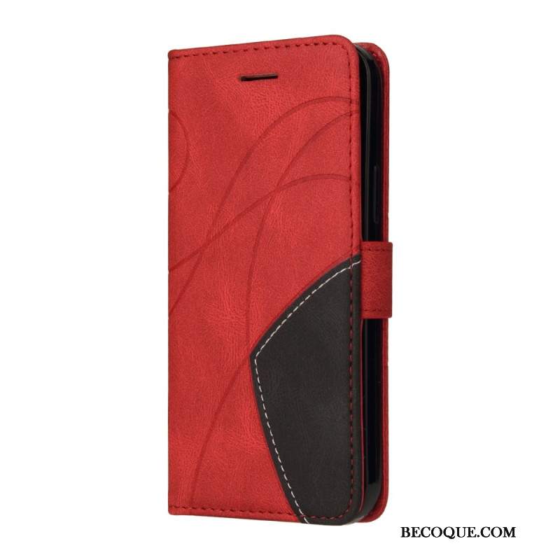 Etui Folio Xiaomi Redmi Note 13 4g Dwukolorowy Zygzak