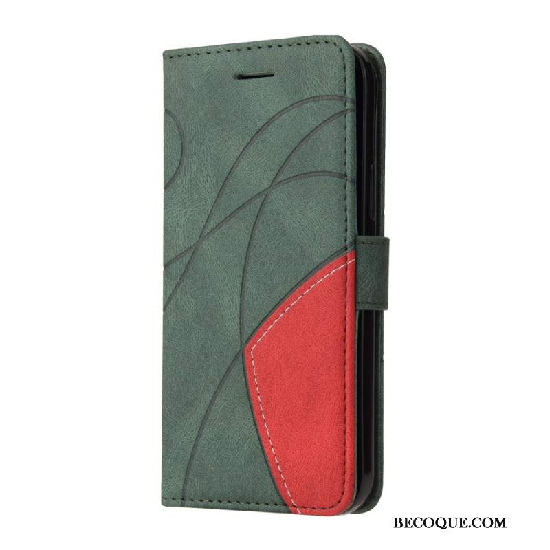 Etui Folio Xiaomi Redmi Note 13 4g Dwukolorowy Zygzak