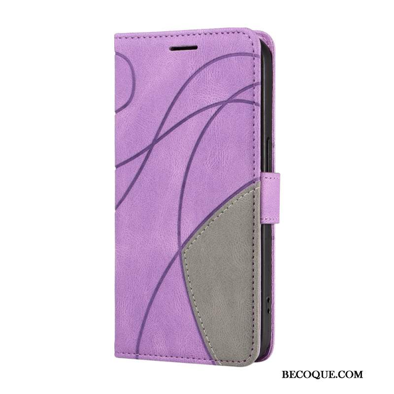 Etui Folio Xiaomi Redmi Note 13 4g Dwukolorowy Zygzak