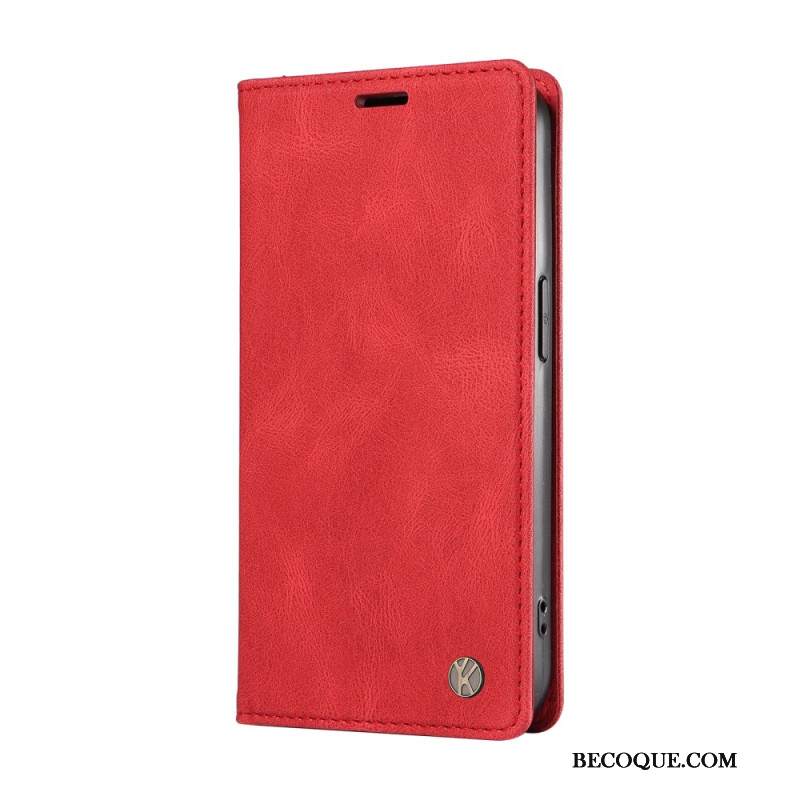 Etui Folio Xiaomi Redmi Note 13 4g Efekt Zamszu Yikatu