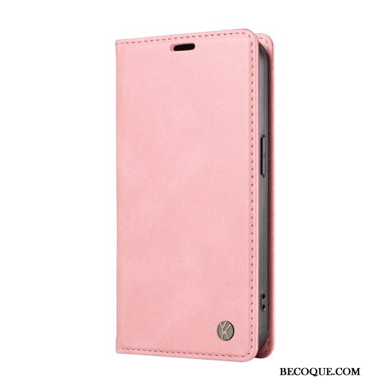 Etui Folio Xiaomi Redmi Note 13 4g Efekt Zamszu Yikatu