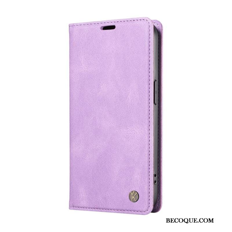 Etui Folio Xiaomi Redmi Note 13 4g Efekt Zamszu Yikatu