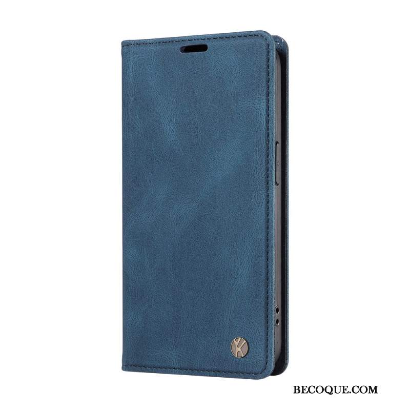 Etui Folio Xiaomi Redmi Note 13 4g Efekt Zamszu Yikatu