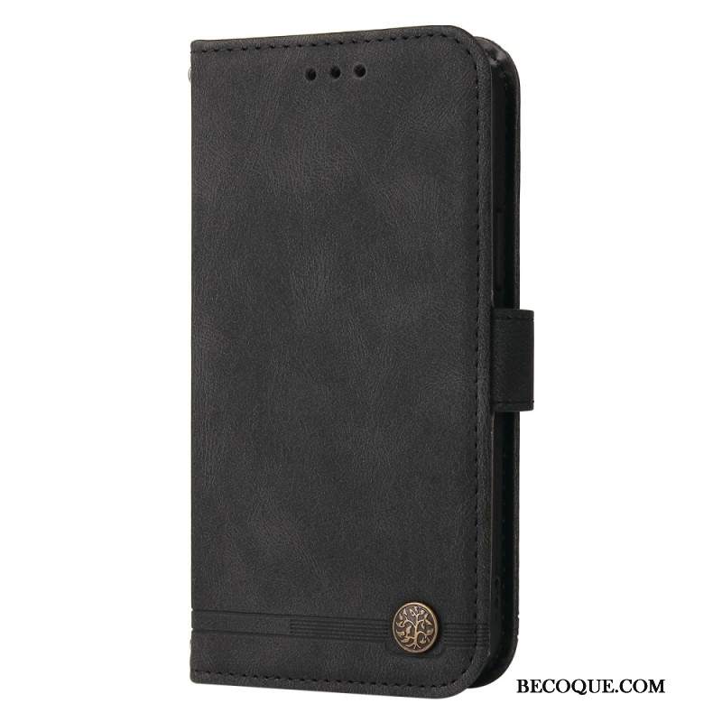 Etui Folio Xiaomi Redmi Note 13 4g Ozdobny Nit Do Paska