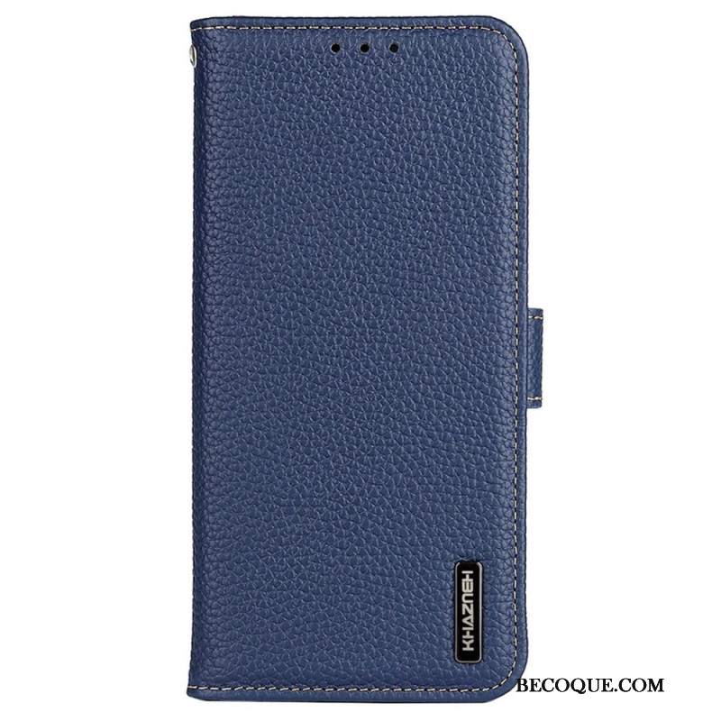 Etui Folio Xiaomi Redmi Note 13 4g Skóra Liczi Khazneh Etui Ochronne