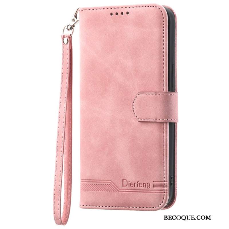 Etui Folio Xiaomi Redmi Note 13 5g Dierfeng Etui Ochronne