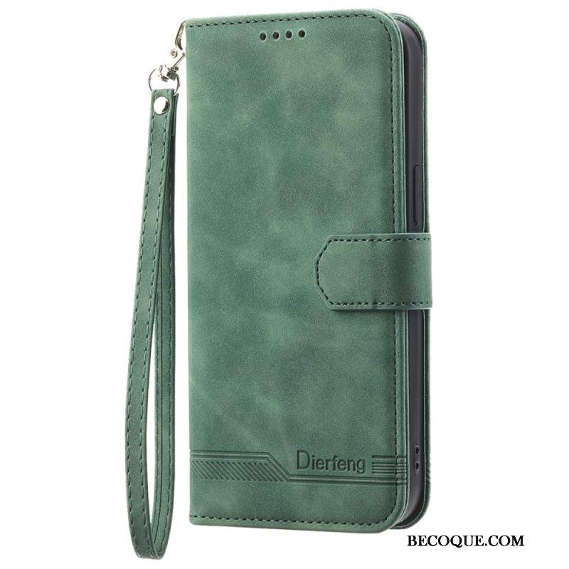 Etui Folio Xiaomi Redmi Note 13 5g Dierfeng Etui Ochronne