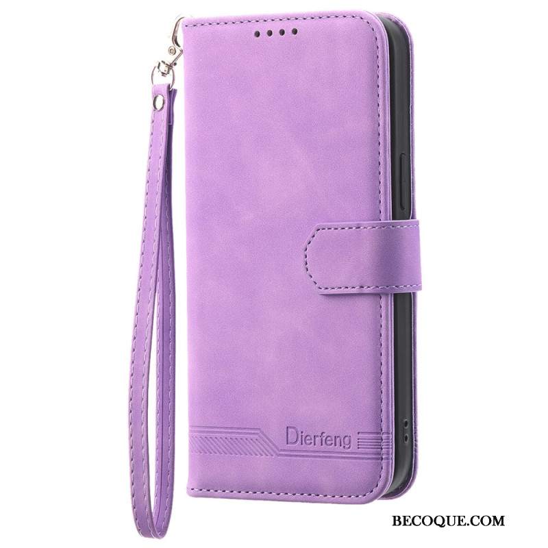 Etui Folio Xiaomi Redmi Note 13 5g Dierfeng Etui Ochronne