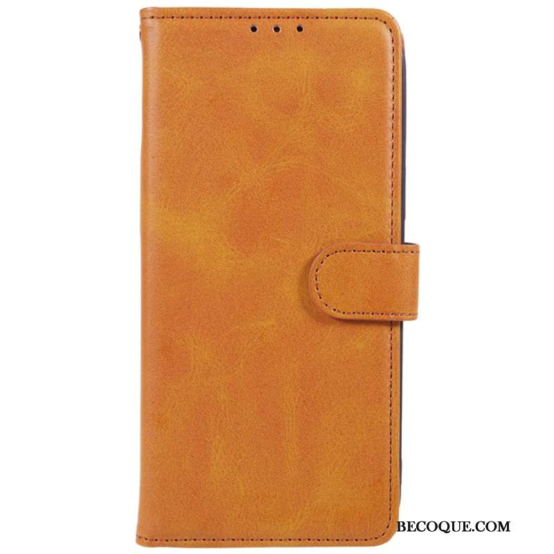 Etui Folio Xiaomi Redmi Note 13 5g Efekt Skóry Z Paskiem