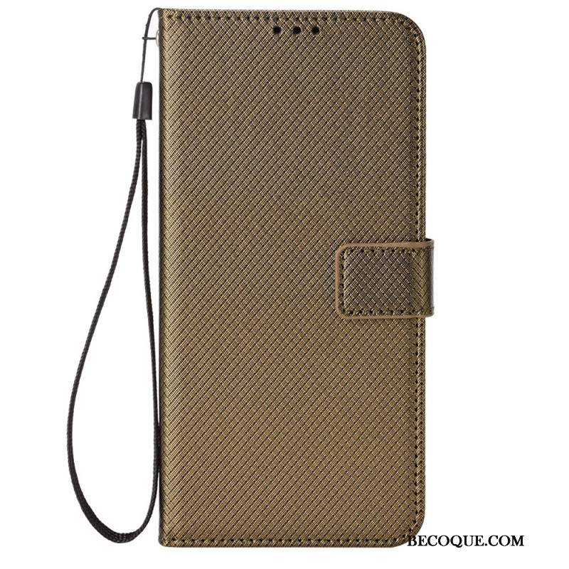 Etui Folio Xiaomi Redmi Note 13 5g Pasek W Kropki