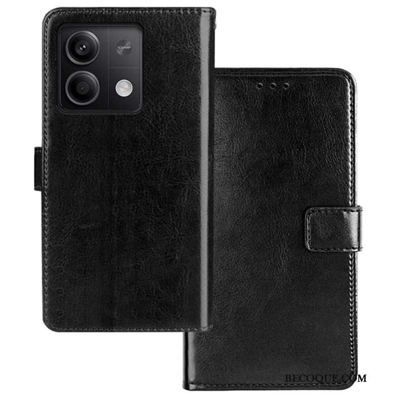 Etui Folio Xiaomi Redmi Note 13 5g Sztuczna Skóra Idewei Etui Ochronne