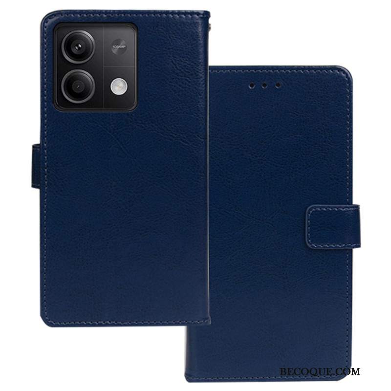 Etui Folio Xiaomi Redmi Note 13 5g Sztuczna Skóra Idewei Etui Ochronne