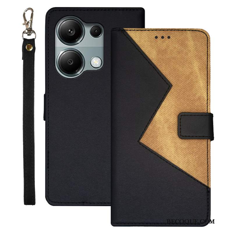 Etui Folio Xiaomi Redmi Note 13 Pro 4g Dwukolorowy Idewei Etui Ochronne