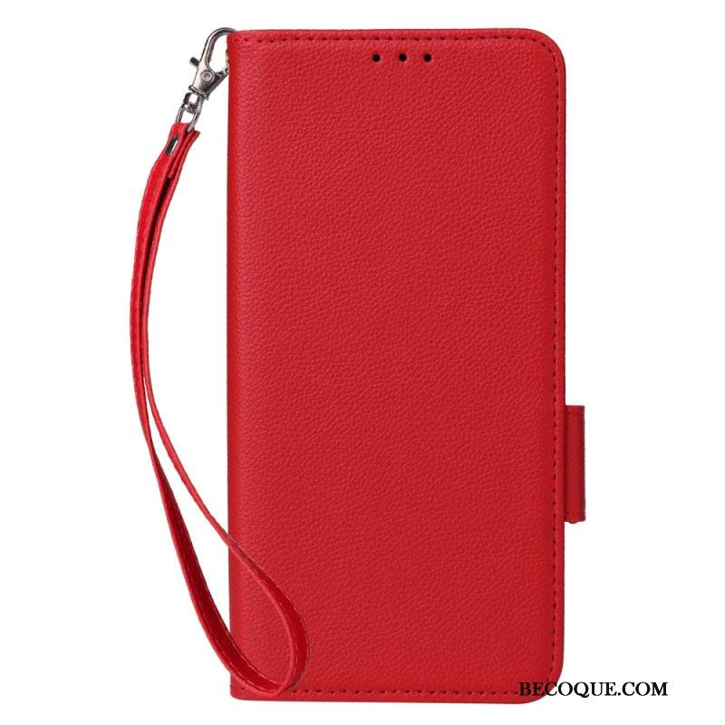 Etui Folio Xiaomi Redmi Note 13 Pro 4g Ultracienki Pasek Etui Ochronne