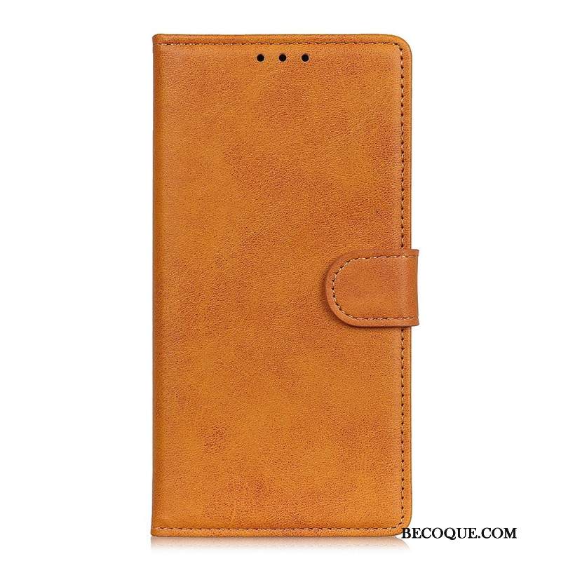 Etui Folio Xiaomi Redmi Note 13 Pro 5g Matowa Sztuczna Skóra Etui Ochronne