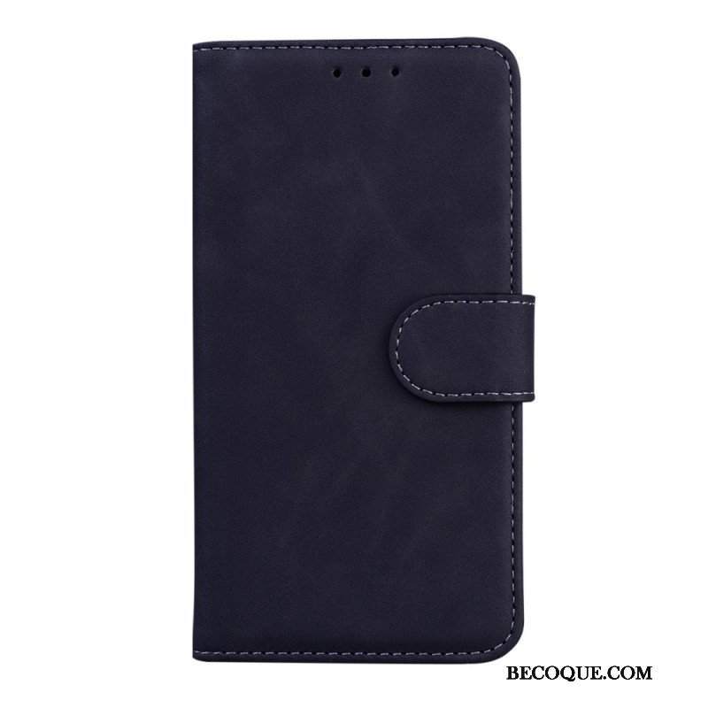 Etui Folio do Google Pixel 6 Monochromatyczny Efekt Skóry