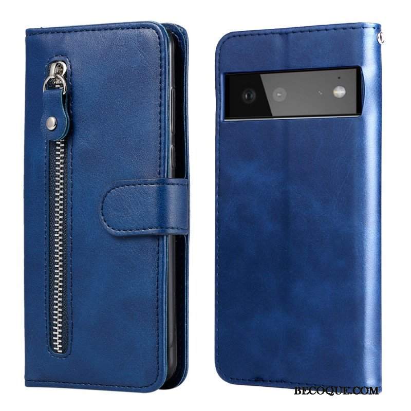 Etui Folio do Google Pixel 6 Zabytkowa Portmonetka